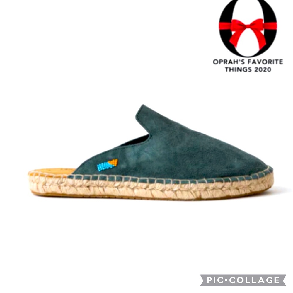 Stylish Espadrilles in Blue Suede